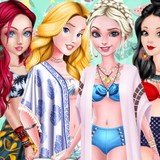Игра Принцессы: Мода Купальников Игра Принцессы: Мода Купальников
