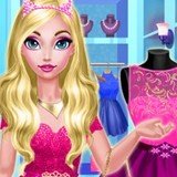 Игра Розовые Платья для Эльзы