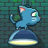 Игра Котик Прыгает по Лампам Игра Котик Прыгает по Лампам