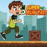 Игра Бен 10: Супер Быстро Бегает Игра Бен 10: Супер Быстро Бегает